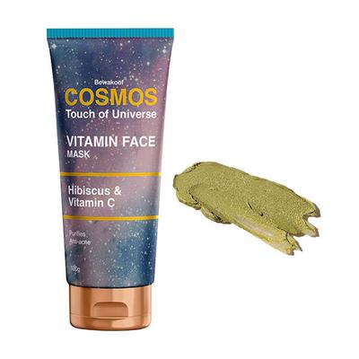 Cosmos by Bewakoof Face Mask with Nourishing Hibiscus, Vitamin C AND Face Wash with Pomegranate, Copper Combo 200 ml - Face Packs