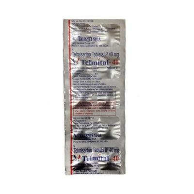 Telmital 40mg Tablet 10'S - Hypertension-Ang