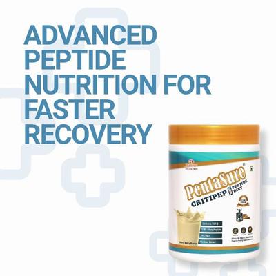 PentaSure Criti Peptide 100% Diet Powde - Creamy Vanilla Flavour 400 g - Protein Drink