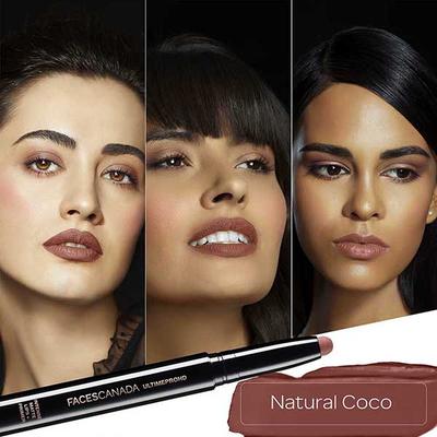 Faces Canada Ultimepro Hd Intense Matte Lips + Primer Natural Coco 12 1.4 Gm - Lip Crayons