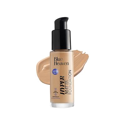Blue Heaven Hyper Matte Foundation SPF 25 PA++ - 302 Honey Tan (Medium + Tan Yellow) - Foundation