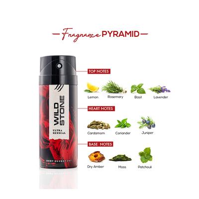 Wild Stone Deodorant - Ultra Sensual 150 ml - Men Deodorants/Roll-Ons