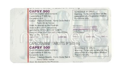 Capsy 500mg Tablet 10'S - Cancer Oncology-Cyt