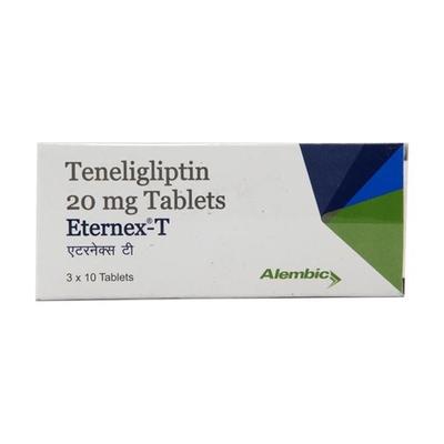 Eternex T 20mg Tablet 10'S - Diabetes-Ant