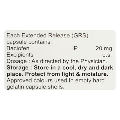 BOLOFEN XL 20mg Capsule 10's - Muscle Cramps/Spasticity-Mus