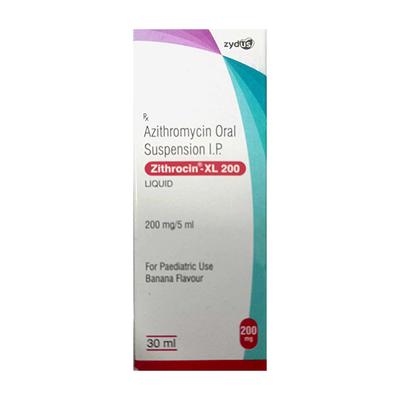 ZITHROCIN XL 200 BANANA FLAVOUR Liquid 30ml - Bacterial Infections-Mac