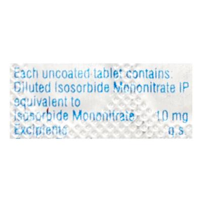 Monotrate 10mg Tablet 10'S - Angina