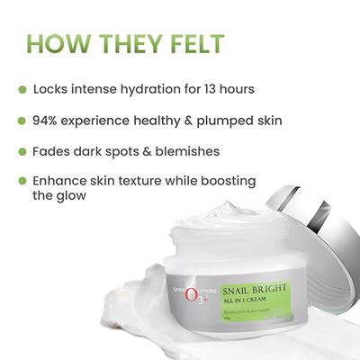 O3+ Snail Bright All-In-1 Cream 55 g - Face Moisturizers