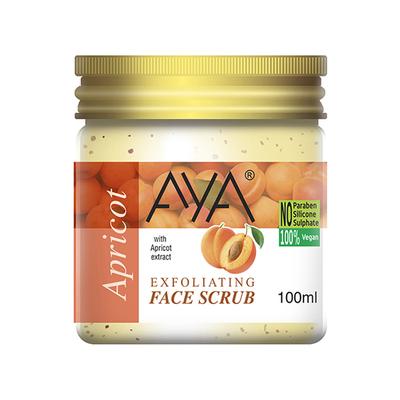 Aya Apricot Exfoliating Face Scrub, No Paraben, No Silicone, No Sulphate 100 ml - Scrubs & Exfoliants