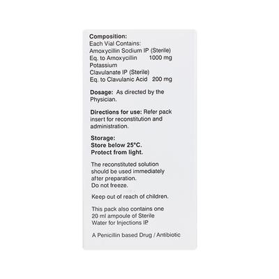 Mega CV 1.2Gm Injection 1's - Bacterial Infections-Pen