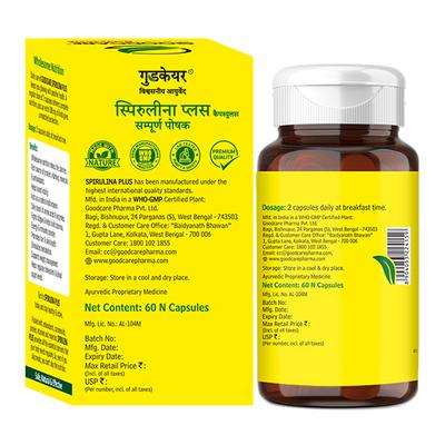 Goodcare Spirulina Plus Capsule 60's - Speciality Medicines