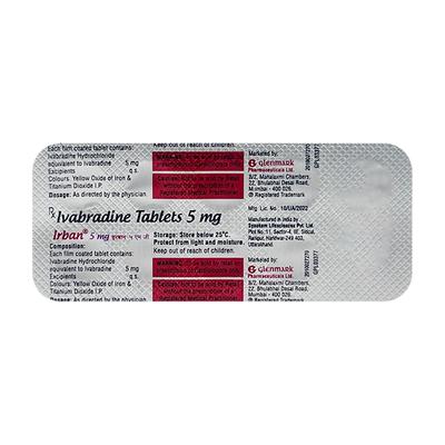 Irban 5mg Tablet 10'S - Angina
