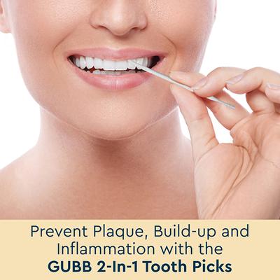Gubb 2 In 1 Tooth Pick 50S 49 gm - Floss & Tongue Cleaners