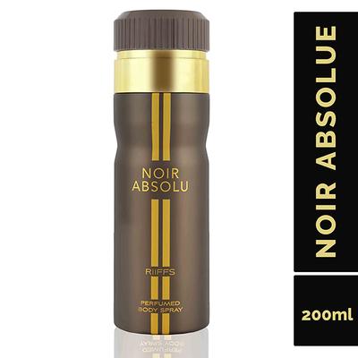 RiiFFS Noir Absolu Deodorant For Men, Perfumed Body Spray 200 ml - Men Deodorants/Roll-Ons
