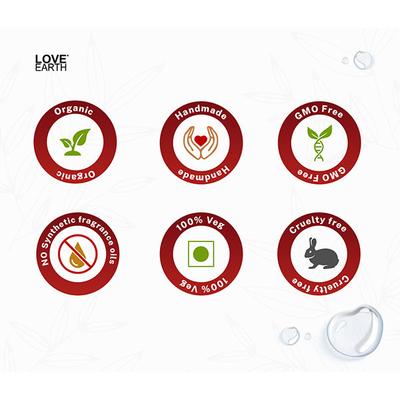 Love Earth Hyaluronic Acid Toner with Grape seed extract and Hyaluronic Acid 100 ml - Face Mists