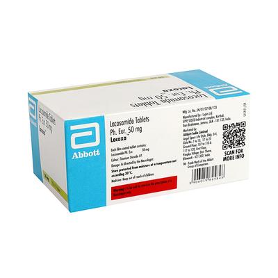 Lacoxa 50mg Tablet 10'S - Epilepsy/Convulsion-Ant