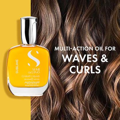 Alfaparf Milano Cristalli Liquid Serum for Hair Shine, Color Protection, Keratin Hair 50 ml - Hair Serums