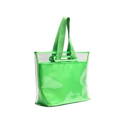 Colorbar The Bold and Beautiful Tote - Neon Green 780 gm - Makeup Pouches