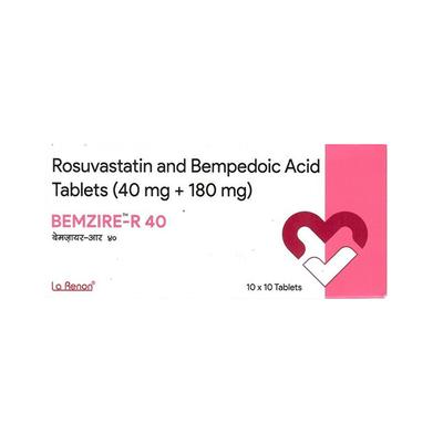 BEMZIRE R 40 Tablet 10's - High Cholesterol-Dys