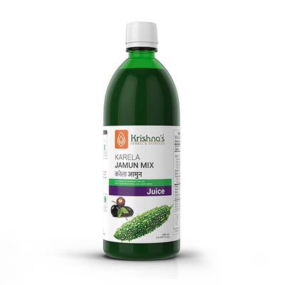 Krishna's Herbal & Ayurveda Karela Jamun Neem Juice 500 ml - Ayurvedic Juices