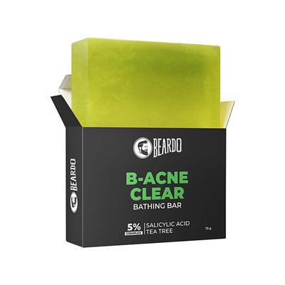Beardo B-Acne Clear Bathing Bar 75 gm - Soaps