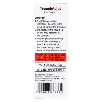 TROMIDE PLUS Eye Drops 5ml - Mydriasis