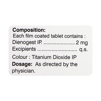 Uvazest 2mg Tablet 10'S - Contraception-Ora