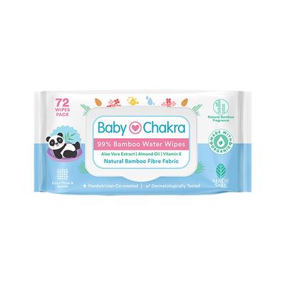 BabyChakra 99% Bamboo water wipes 72's - Diapers & Wipes