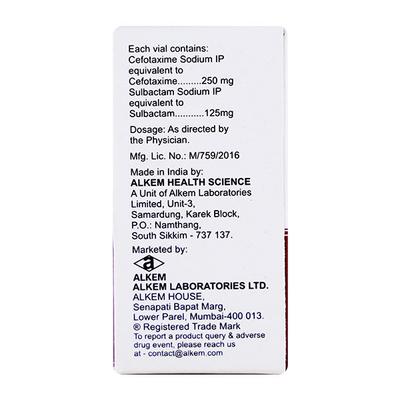 Taximax 375mg Injection 1's - Bacterial Infections-Cep