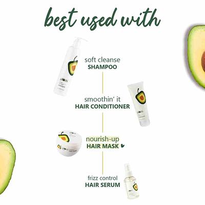 Plum Avocado Nourish-Up Hair Mask 250 gm - Hair Masks & Packs