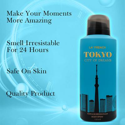 La French Tokyo City of Dreams Deodorant for Men and Women 150 ml - Deodorants/Roll-Ons