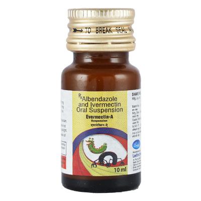 EVERMECTIN A Oral Suspension 10ml - Parasitic Worms-Ant
