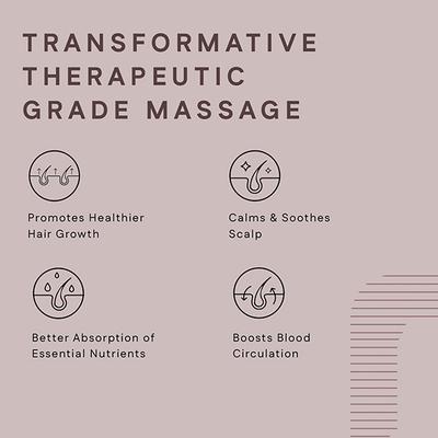 Winston Led Hair Growth Therapy Comb Detangling Red & Blue Light Mode Scalp Vibration 200 gm - Hair Combs