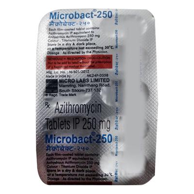 MICROBACT 250 Tablet 10's - Bacterial Infections-Mac