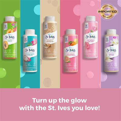 St. Ives Refreshing Rose Water & Aloe Vera Body Wash 473 ml - Shower Gels & Body Wash