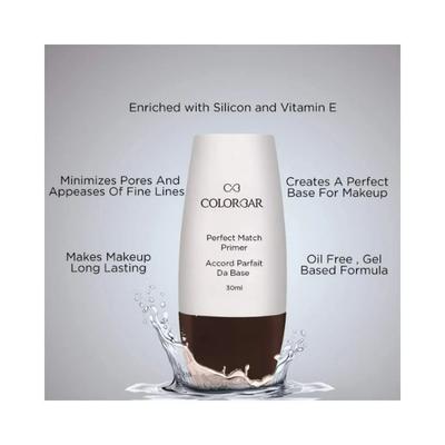 Colorbar Perfect Match Primer And Nail Polish Remover 110Ml Combo-16 140 Gm - Primer