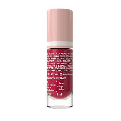 Zayn & Myza Breathable Nail Enamel With Raspberry & Almond Oil, Strawberry Jelly 6 ml - Nail Polish