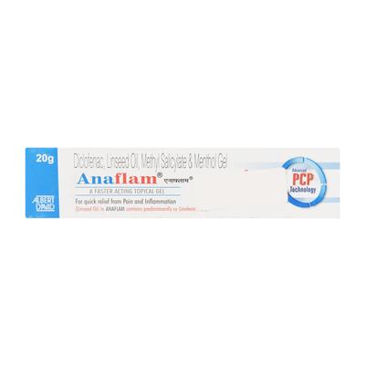 Anaflam Gel 20gm - Pain relief-Nsa