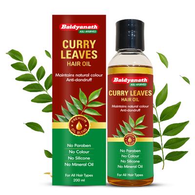 Baidyanath Curry Leaves Hair Oil 200 ml - Speciality Medicines