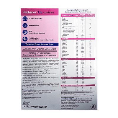 PROHANCE LIV CHOCOLATE FLAVOUR Powder 210g - Supplements-Sup