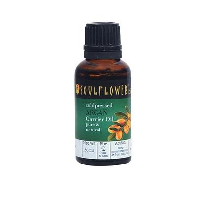 Soulflower Coldpressed Carrier Oil - Argan 30 ml - Hair Oils