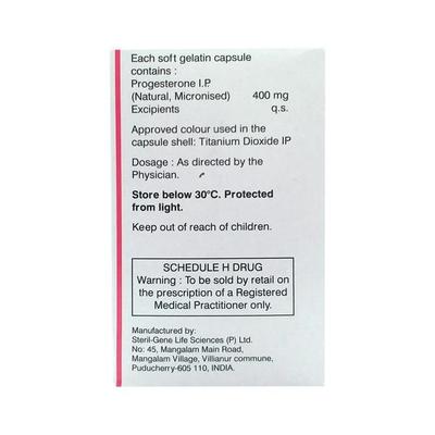 Lupigest 400mg Capsule 10'S - Hormonal Therapy-Oes