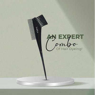 Babila Dye Brush & Comb (Combined) 1's - Hair Brushes