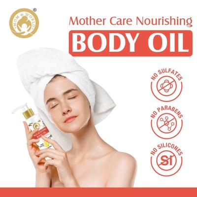Mom & World Nourishing Body Oil for Mother 200 ml - Massage Oils