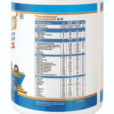 PentaSure 2.0 High Protein High Calorie Powder - Vanilla Flavour 400 g - Daily Health Drinks
