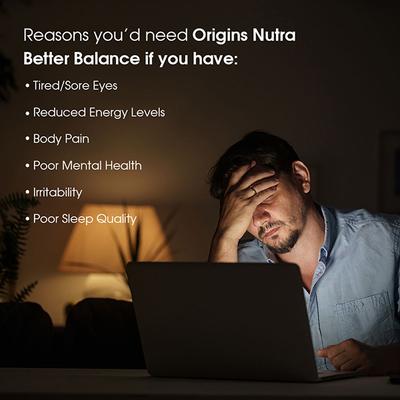 Origins Nutra Better Balance Combo Pack - 30 Veg Softgel & 30 Effervescent Tablets - Multi-Vitamins