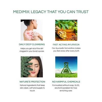 Medimix Ayur B Wsh Kmkmdi Wnglycrn 250 ml - Shower Gels & Body Wash