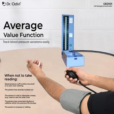 Dr. Odin LED Sphygmomanometer (OED-101) 1's - Health Monitoring Devices
