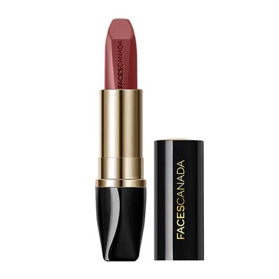 Faces Canada Matte Addiction Lipstick Luxurious Comfort with Mulberry Oil & Shea Butter Hd Finish Poetic Peach 02 3.7gm - Lipsticks