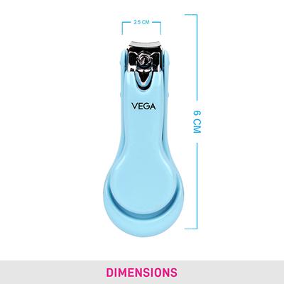 Vega Basic Baby Nail Clipper (BNC-01) Pink 1's - Tweezers